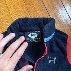 Black Dog Baby Vest